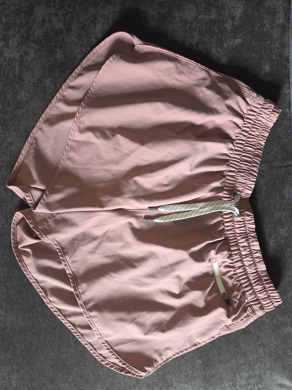 Vuori Clementine Athletic Shorts Women's Dusty Pink Elastic Waist Large